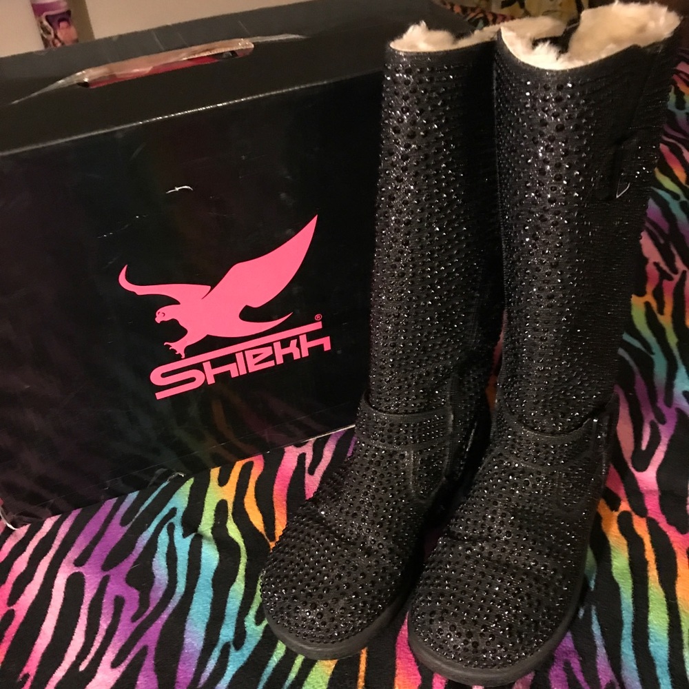 Shiekh Rhinestone Boots - Picture 2 of 6
